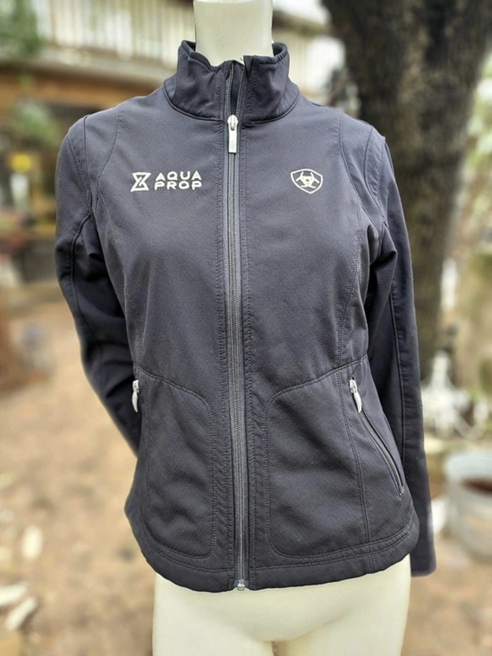 Ariat Rebar Cloud 9 Fleece-Lined Jacket in Black "Aqua Prop" Logo Size S